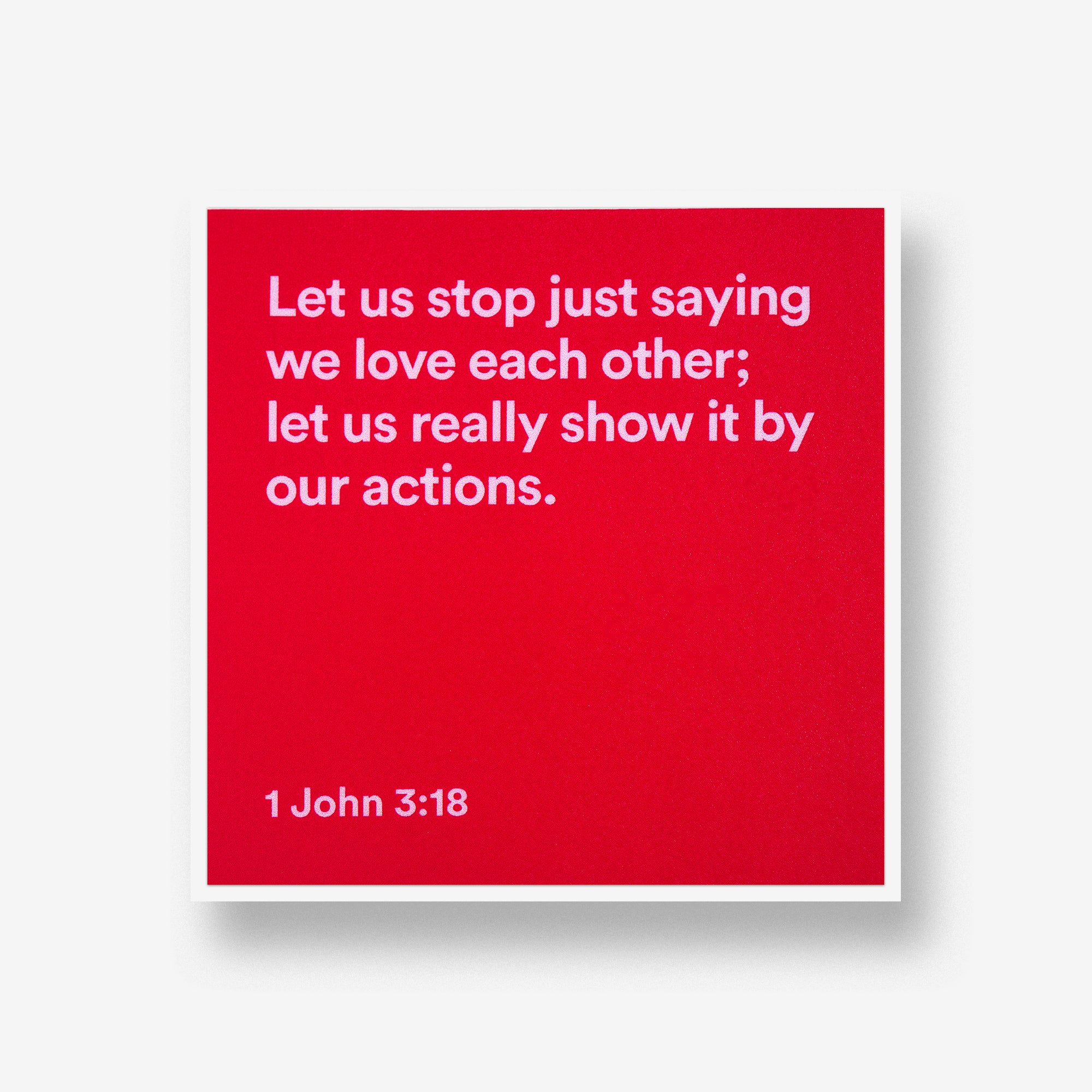 1 John 3:18 – Logoslogy